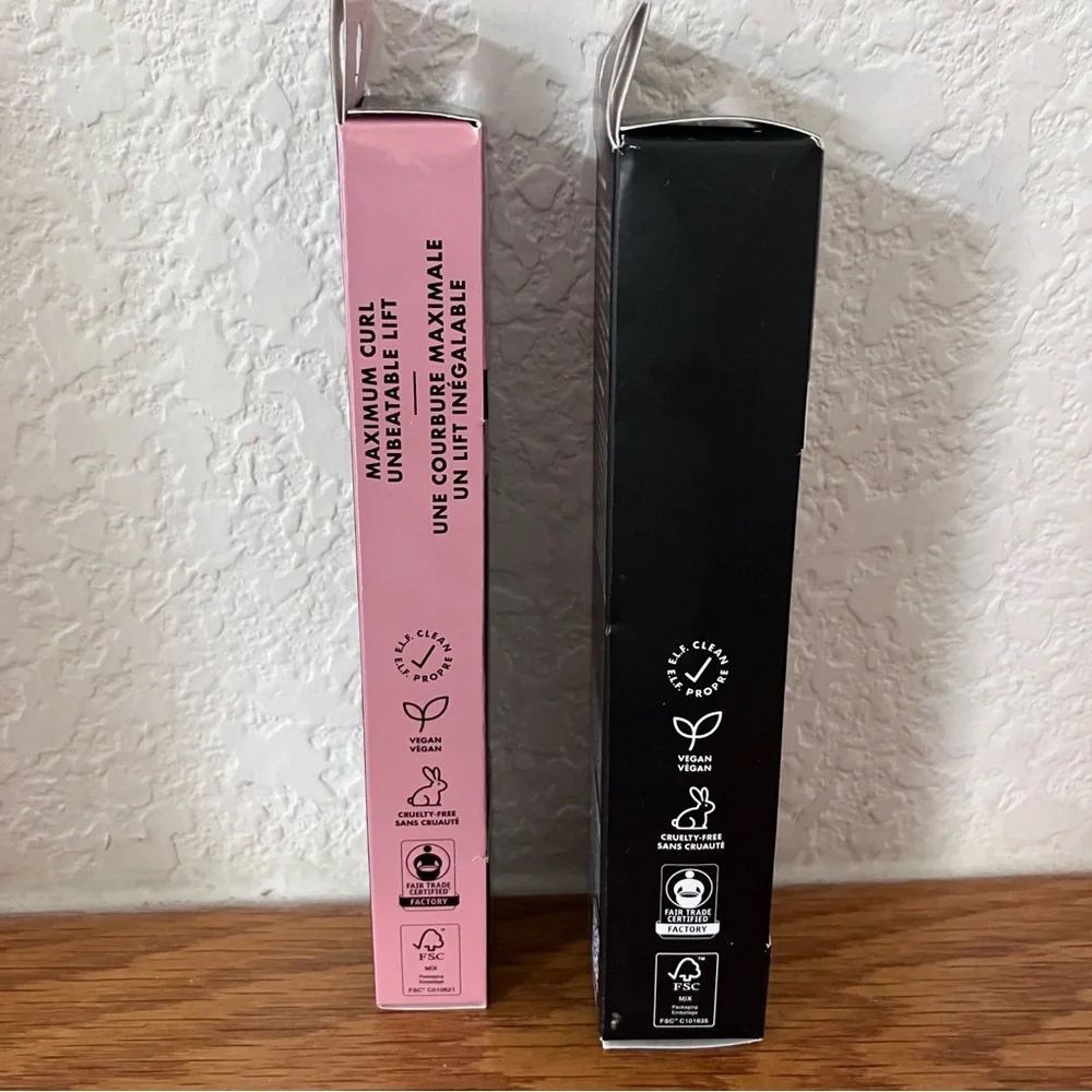 E.L.F. COSMETICS Power Grip Matte Primer Lash N Roll Mascara Travel Bundle NEW